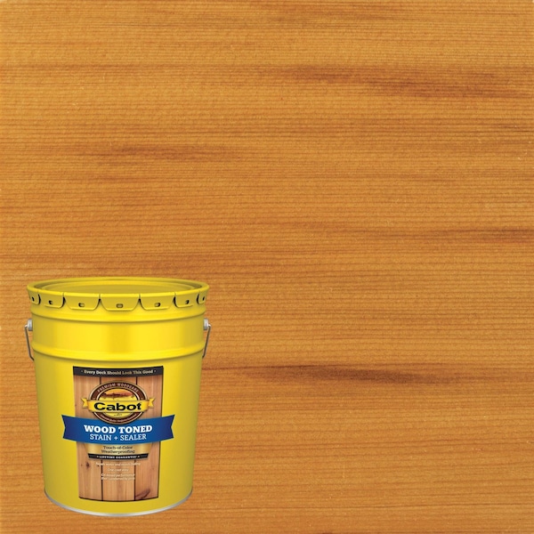 Cabot Wood Toned Stain & Sealer Transparent Cedar Oil-Based Deck and Siding Stain 5 gal 140.0003002.008 - main